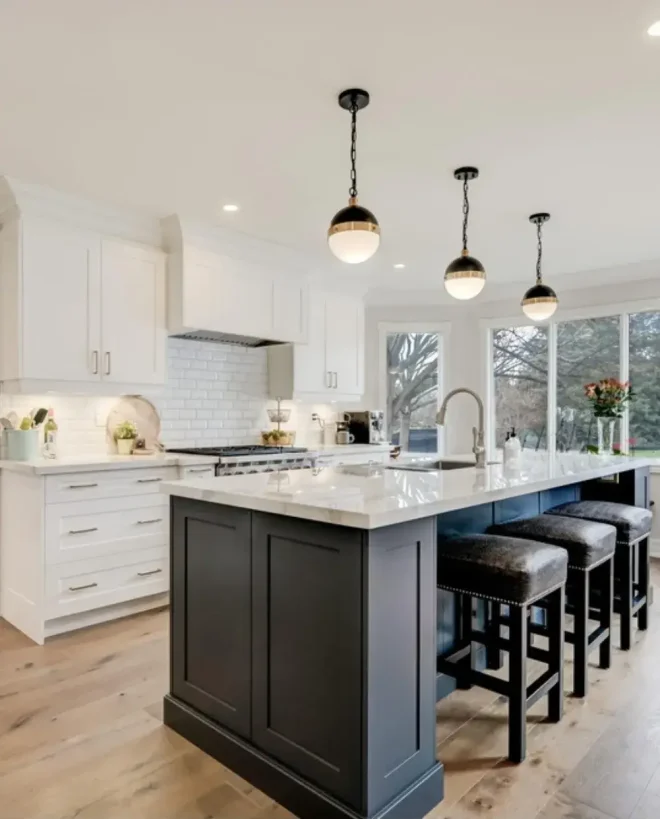 Clean, sparkling kitchen after professional house cleaning in Orange County, CA
